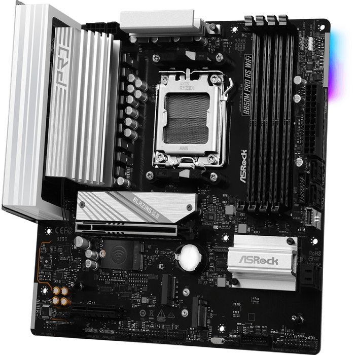 Asrock B850M Pro RS WiFi Micro ATX DDR5 AM5 Asrock B850M Pro RS WiFi Micro ATX DDR5 AM5